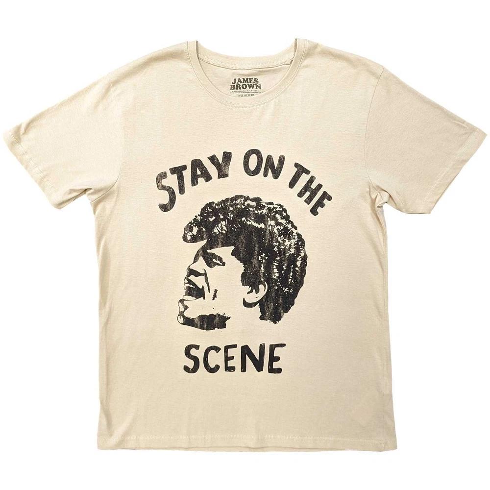 James Brown Stay On The Scene Licensed TShirt Unisexs L