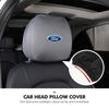 Car Seat Headrest Elastic Protective Pillow Protective Cover For Ford Escape Ecosport Fusion Explorer Expedition Taurus