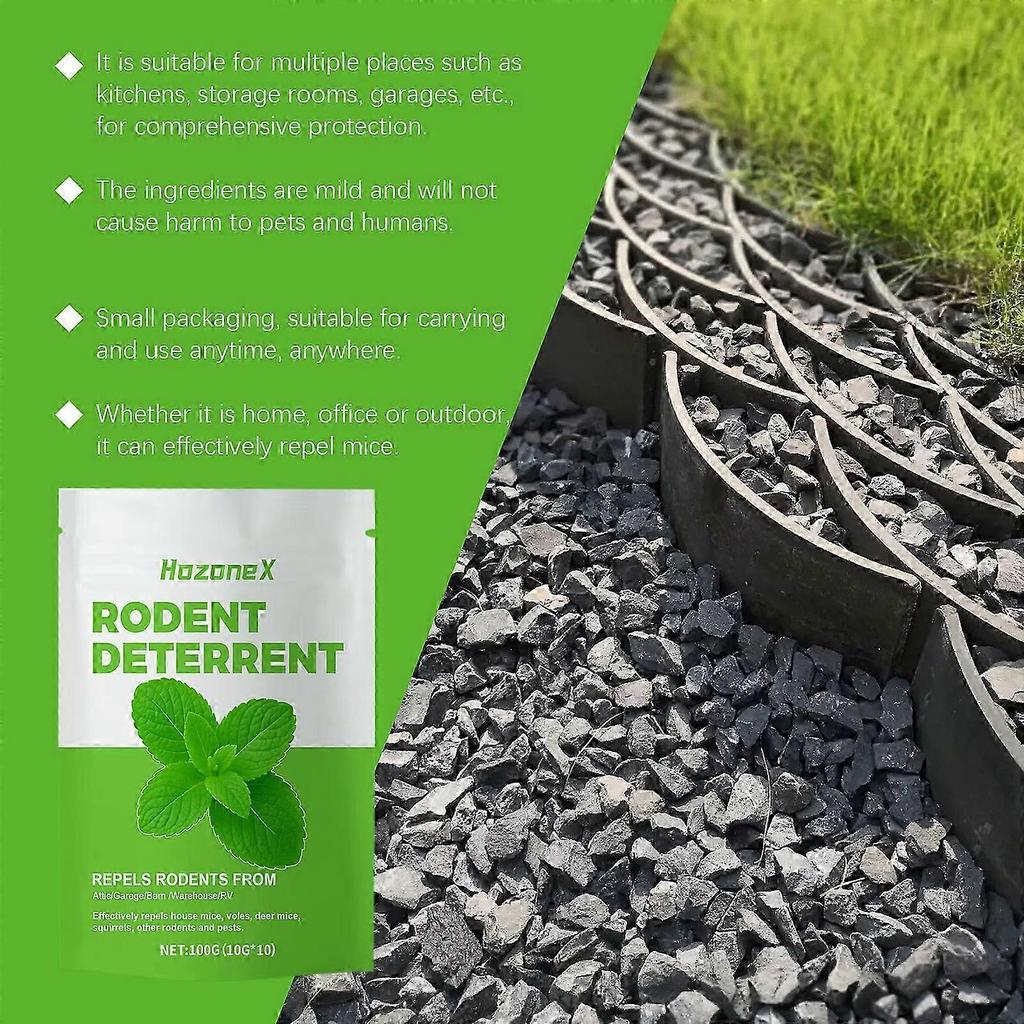 HozoneX Peppermint Oil Home Rodent Repellent Plant Ingredients Indoor Mild Rodent Repellent Convenient Home Rodent Repellent