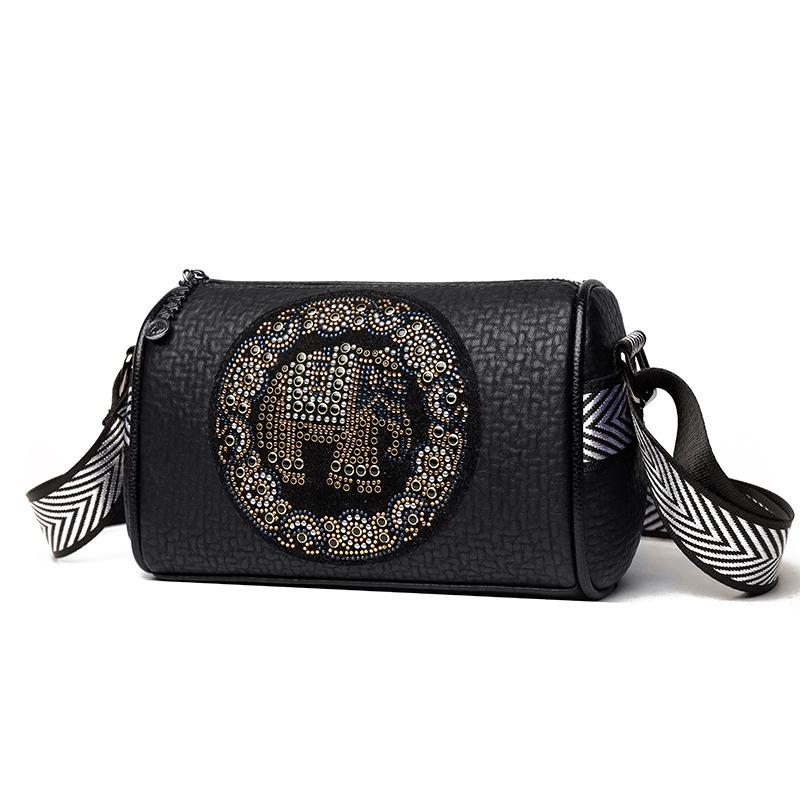Single-shoulder Bag, Women's Small Round Bag, Pillow Bag, Fashionable and High-end Mom Bag