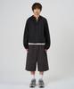 Toffee [Summer Fabric] Ripstop Sheer Windbreaker Jacket (Black)