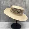 Lafite Retro Straw Hat Women's Summer New Hollow Flat Top Top Hat Seaside Sun Protection Elegant Vacation Style Shows Temperament