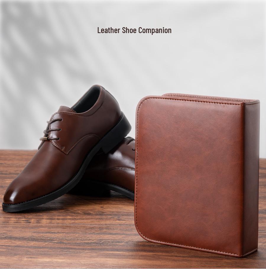 Horsehair Brush & Shoe Polish Set: Black & Colorless Leather Cleaning & Maintenance Kit for Shoes & Jackets