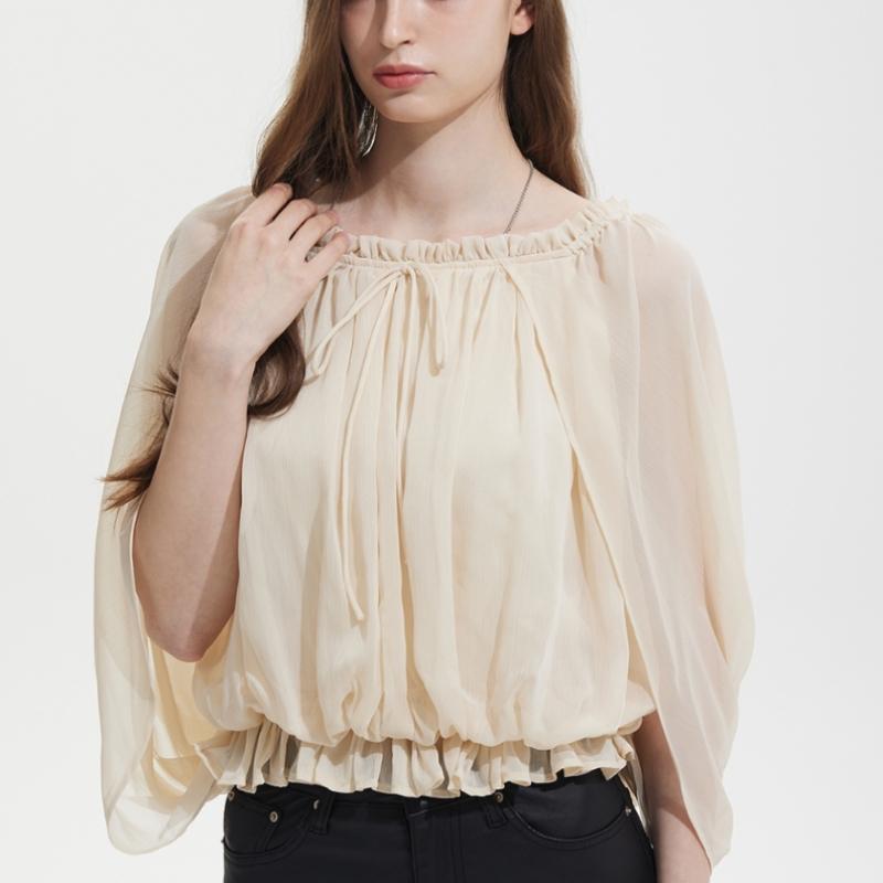 GGPX New York Date Look Off Shoulder Chiffon Blouse  Gq4sh027f 