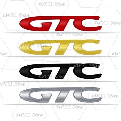 Legierung Metall GTC Kühlergrill Emblem Heckklappen Abzeichen Aufkleber Für Vauxhall Opel Corsa Rocks Vectra Zafira Mokka Meriva Insignia Astra
