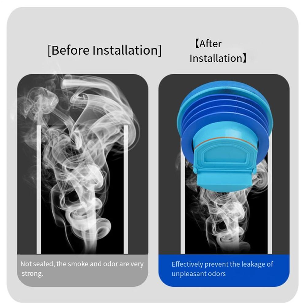 Thick Wax Seal Toilet Flange Wax Rings Bathroom Upgrades Blue Anti-backflow Valve For Toilet Sanitary Prevent Water Backflow China Mainland