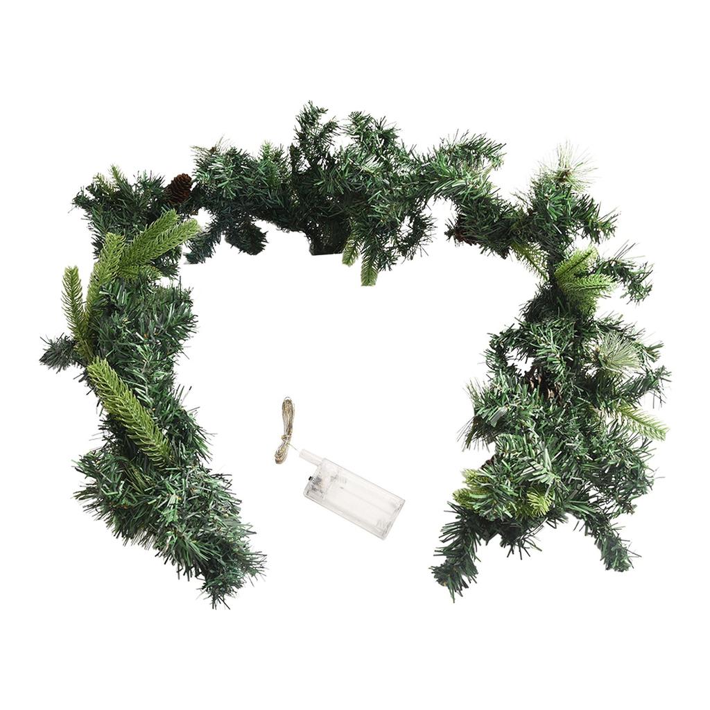 Home Christmas Vine Ornament Plastic Red Berry 1.8 Meters