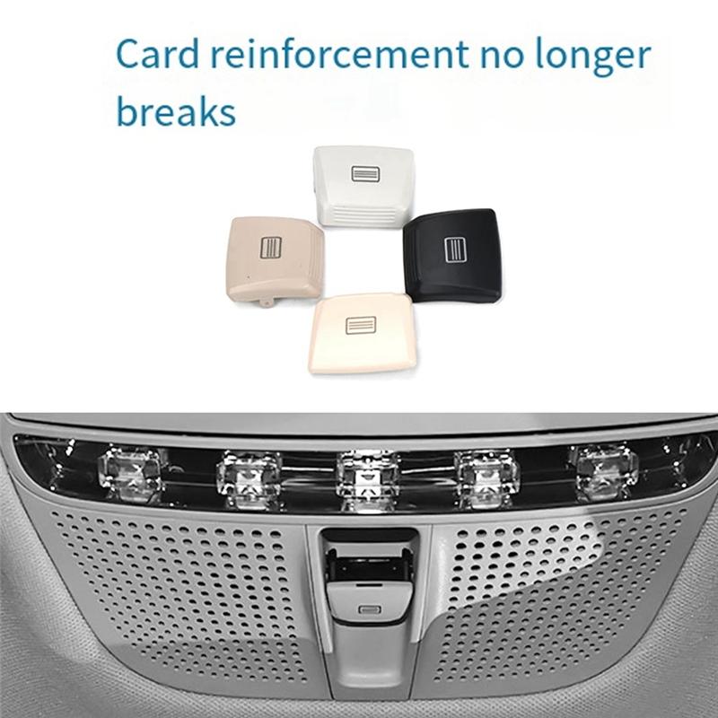 Durable-Car Sunroof Window Switch Button Cover Indoor Ceiling Lamp Switch For Mercedes Benz C W205 E W213 S Class W222 GLC W253