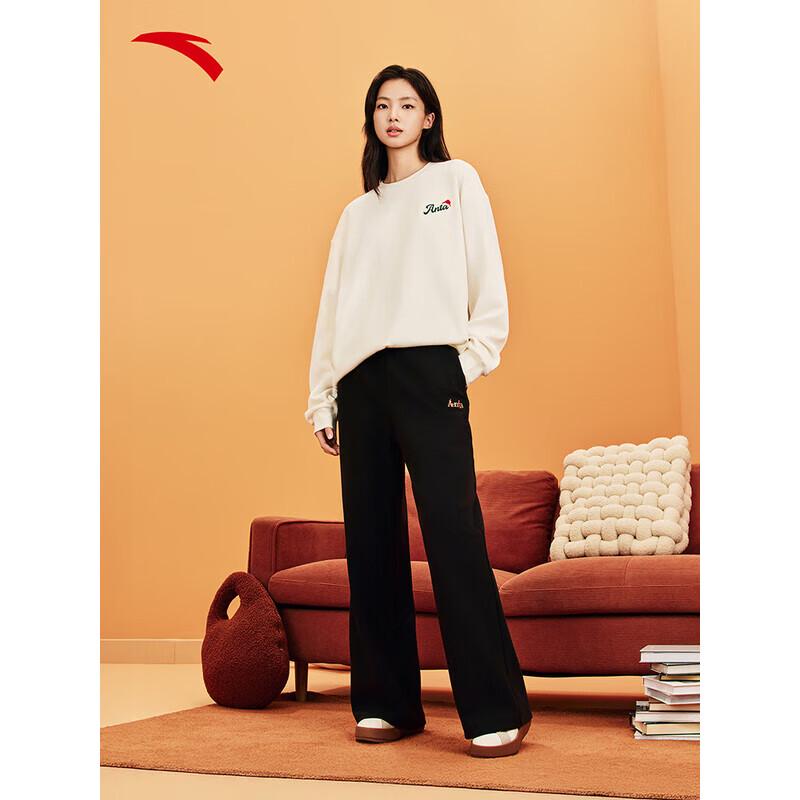 ANTA Women s Casual Knitted Wide-Leg Sports Pants 180/2XL