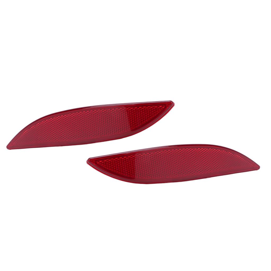 Rear Bumper Reflector Lens Promote Driving Safety Red Back Bumper Trim Reflector for MEGANE MK3 2008