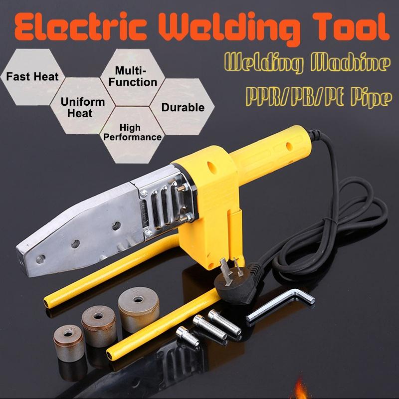 750-900W Tube Welding Machine PPR PE PP Pipe Welding Constant Temperature For Plastic Pipes With 20-63mm Welding Heads