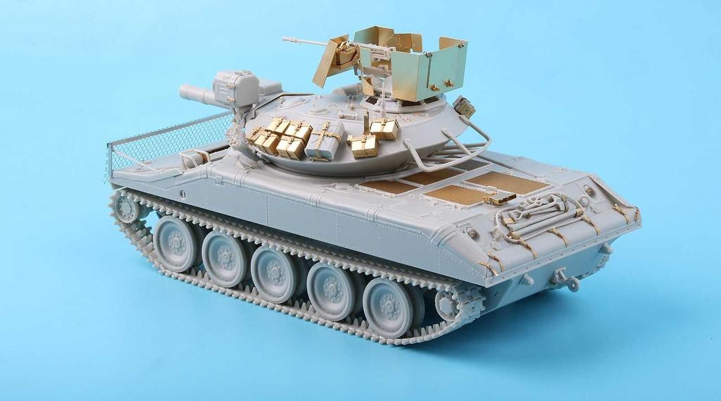 Tetra Model ME Series US M551 Sheridan Airborne Tank T Plastic Model Parts ME3560 1/35 (for Company)