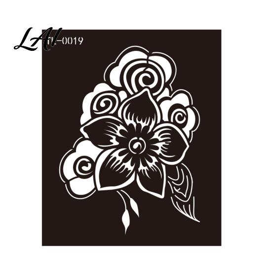 Indian Hand-painted Tattoo Henna Stencil Reusable DIY Tattooing Template Floral Animal Patterns Hand And Wrist Stencil for Temporary Tattoos