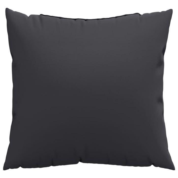 VidaXL Sofa Cushions Set of 4 Black 50x50 Cm Fabric 360388