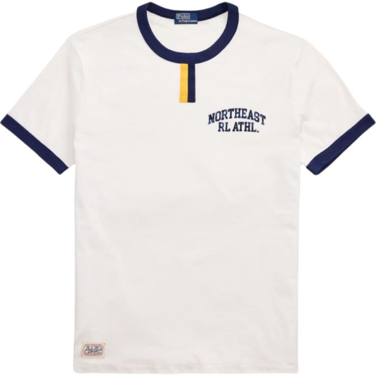 

Polo Ralph Lauren Letter Pattern Crew Neck Short Sleeve T-Shirt Men Tops MNPOTSH1N822790-100 XXL
