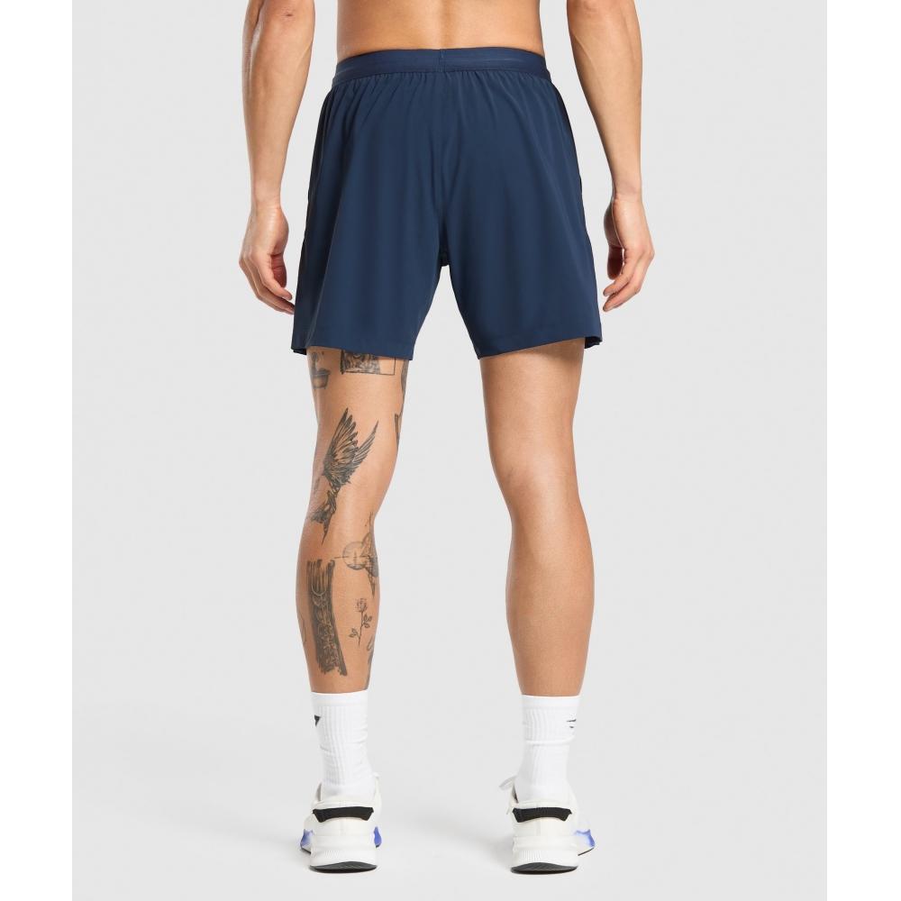 Gymshark Studio 6  Shorts Navy A1a4h Ub9p