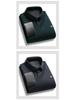 Hengyuanxiang Men's Plus Velvet Two-in-One Warm Shirt, Spring/Autumn Fashion Casual Top