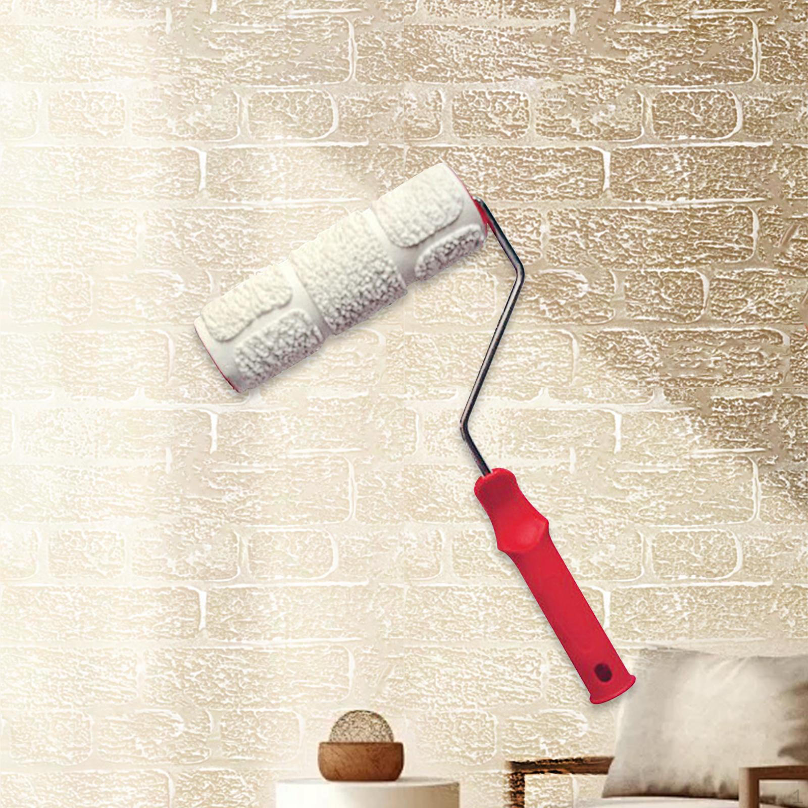 

Инструмент для рисования валиком с кирпичным узором, покраска, тиснение текстуры для настенной мебели Style B