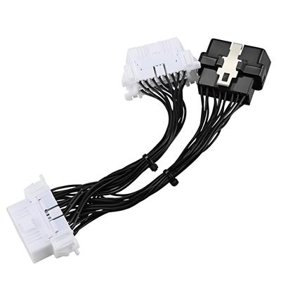 MIMIA OBD2 16-Pin Abzweigkabelbaum für Radar, 2-Port Dashcams und Sicherheit