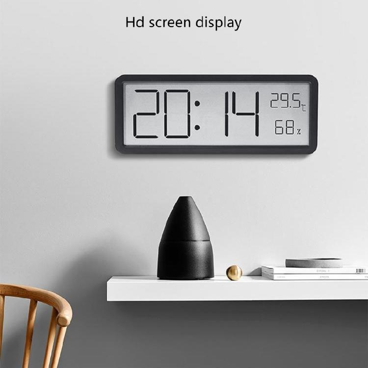 Digital Wall Clock with Backlight, Temperature, and Date for Modern Homes