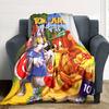 1pc Tom and Jerry Flannel Blanket Soft Warm Throw for Home, Office, Travel, All-Season Cozy Bedding Gift L1470