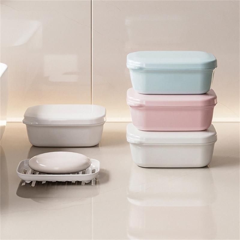 Leakproof Travel Soap Container Soap Holder with Lid Portable Design For Shower Storage And Outdoor Activity Use