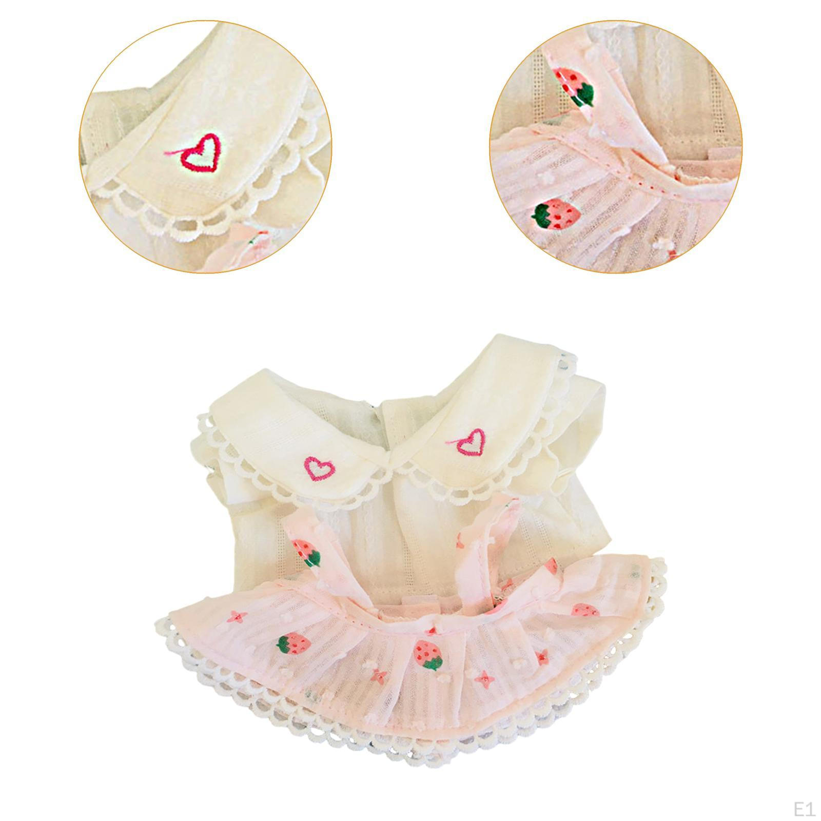 20 см Кукольная одежда Милая плюшевая игрушка Наряд Стильные аксессуары Фото реквизит — фото 4