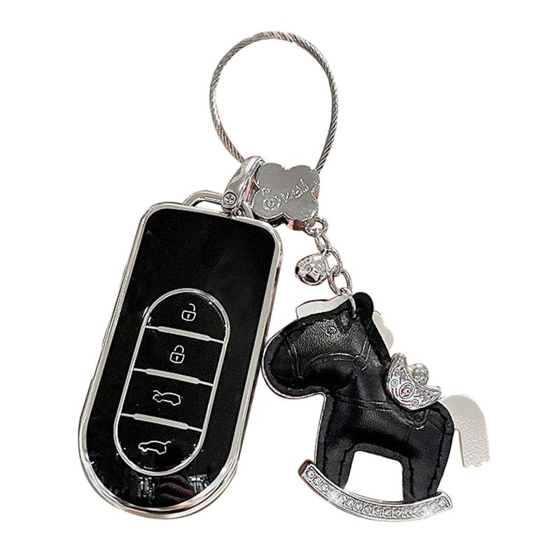 Tpu Key Case For Smart #5 Elf 5 Brabus Pro Premium   Remote Keychain Cover Shell Housing Holder Fob Bag Car Accessories
