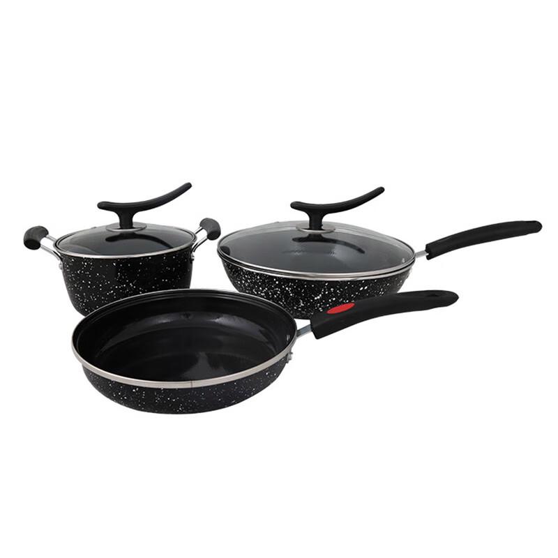 Langhe Bern 3-Piece Enamel Cookware Set