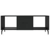 Vidaxl Coffee Table, Black, 102X50X40 Cm, Wood-Based Material