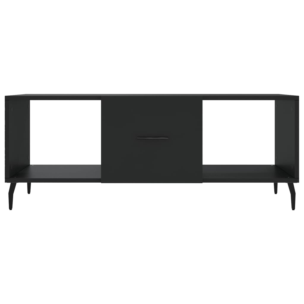 Vidaxl Coffee Table, Black, 102X50X40 Cm, Wood-Based Material