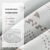 Herbst-Strick-Freizeit-T-Shirt und Weitbein-Hosen-Set für Mama
