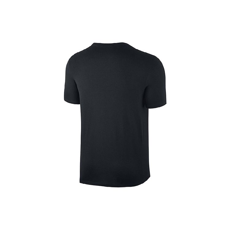 Nike Alphabet Print Sports Crew Neck T-Shirt Men Tops Black AQ3242-010