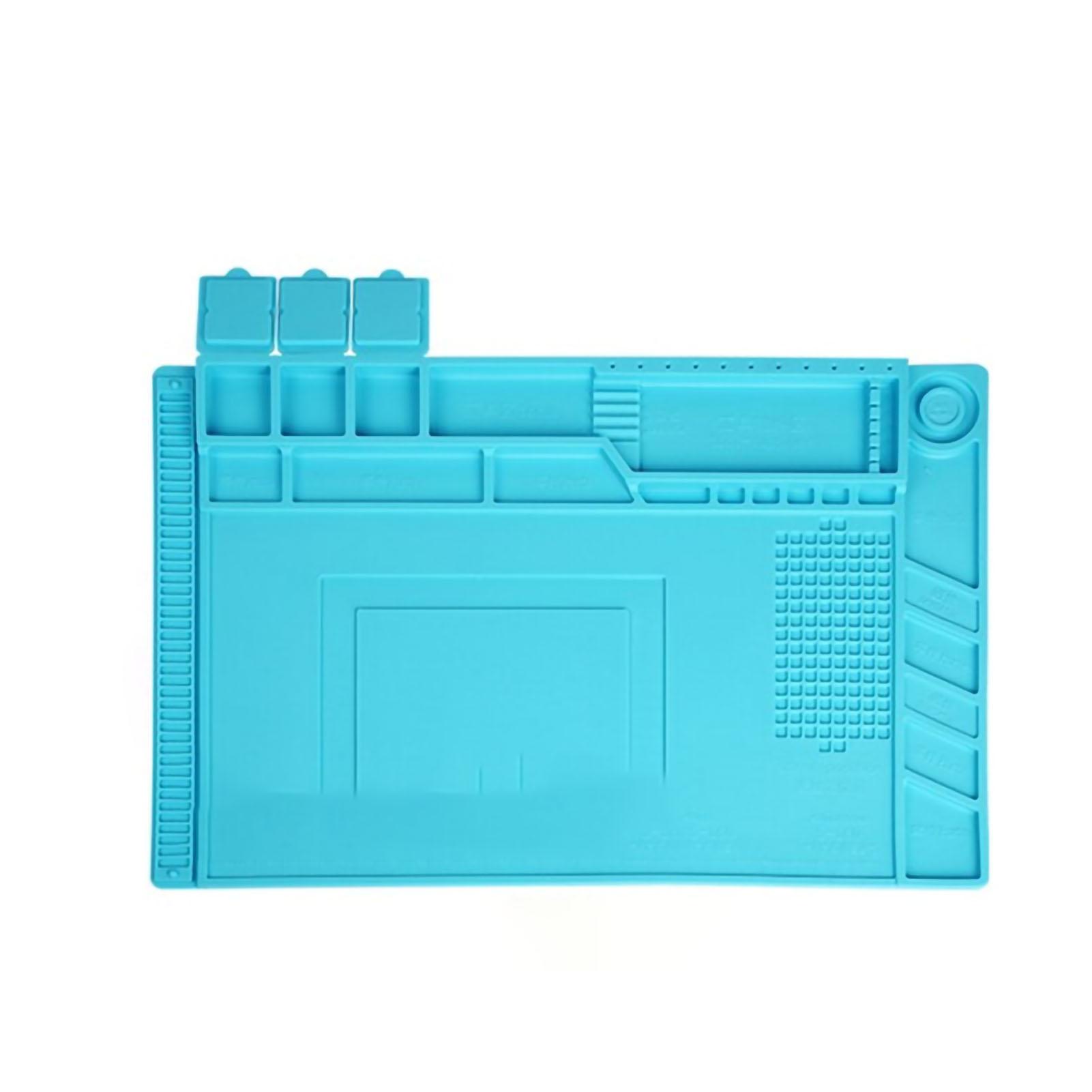 

Магнитная теплоизоляционная силиконовая подкладка для деталей рабочего стола, адсорбционная подкладка, антикоррозионный коврик темно-синего цвета темно-синий