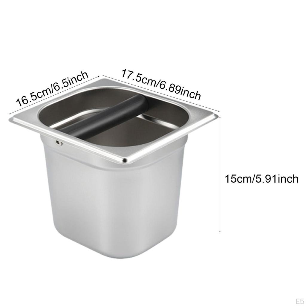 Grounds Tray, Metal Coffee Machine Accessory, Practical Collection, Easy Maintenance, Suitable for