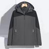 Herren Dreifach-Atmungsaktive Winddichte Warme Bergsteigerjacke