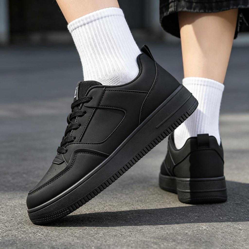 Men 's Casual Four Seasons Fashion Skateboarding  Students Comfortable Sneakers Boys Trending Soft Sole Breathable Shoes
