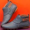 Stivaletti da Donna Verdi Sintetici Taglie Forti | Cinturini Regolabili in Velcro, Zip Laterale, Suola Rialzata, Punta Tonda, Stivali Casual per Tutte le Stagioni