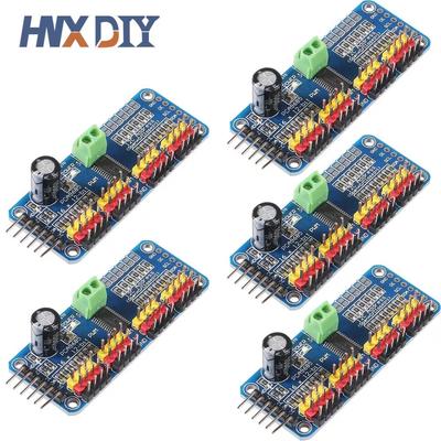 1-10PCS PCA9685 PWM Servo Driver Board I2C IIC Interface 16 Channel 12-Bit PWM Servo Motor Driver for Arduino Robot/Raspberry Pi