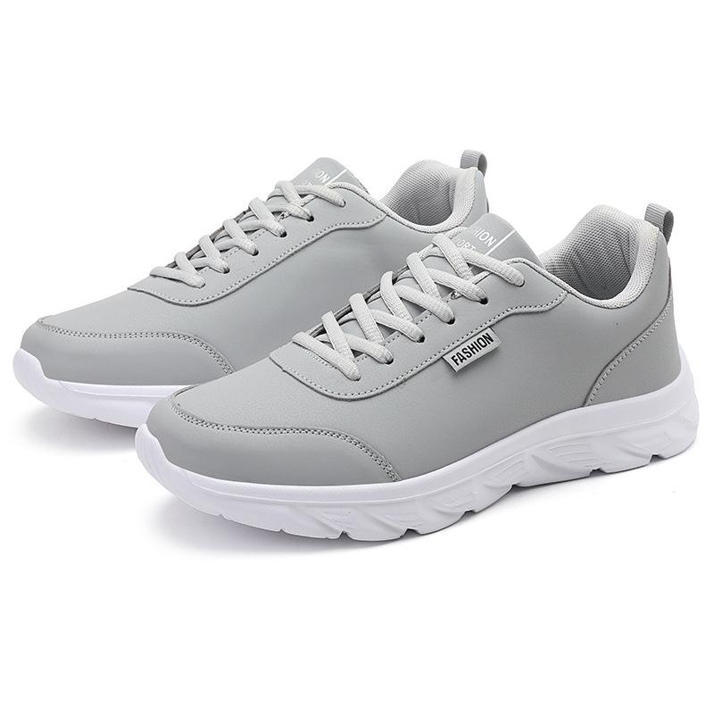 

Running shoes summer new lightweight running shoes non-slip soft-soled breathable mesh shoes shock absorption leisure sports 46 сірий колір
