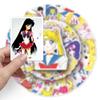 51 Sexy Warrior Girl Cartoon Anime Stickers for Suitcases, Refrigerators, and Phones
