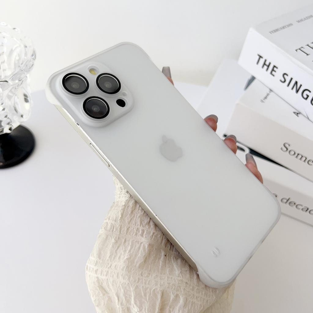 Applicable To IPhone 16 Phone Case Frosted Ice Fog Frameless Apple 15 Promax Simple 1314 Ultra Thin New Model