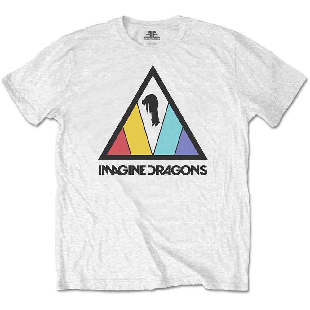 

Imagine Dragons T-Shirt Triangle Band Official White New L