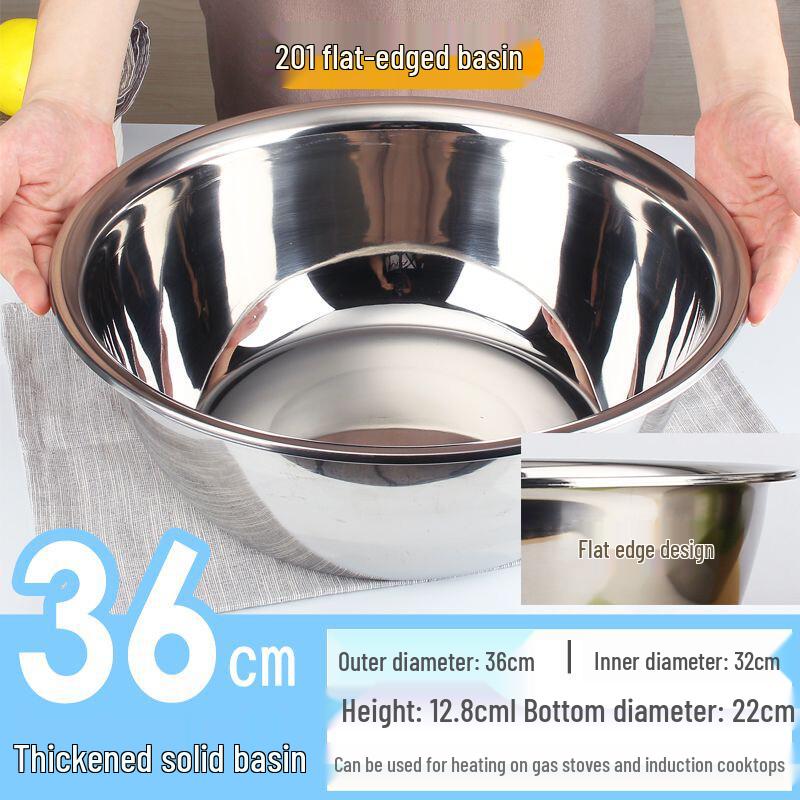 Food Grade 304 Stainless Steel Mixing Bowl