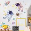 Cute Space Astronaut Wall Stickers For Kids Nursery Room Wall Decor Removable