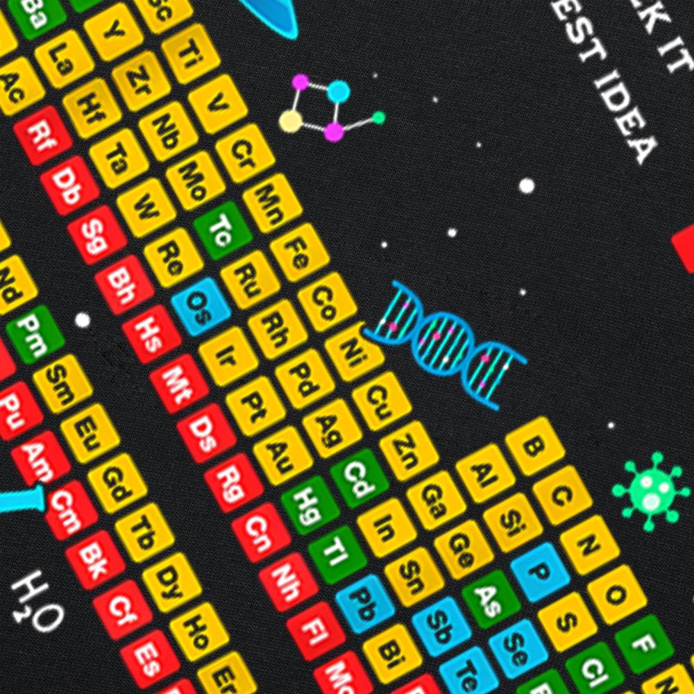 Can I Lick Periodic Table Funny Science Teacher Student T Shirts Men Streetwear Tee Shirt Short Sleeve Unisex Loose Clothing