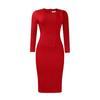 Frühling und Herbst Damenkleid Temperament schlanker Bleistiftrock Modepaket Hüfte große Kleider
