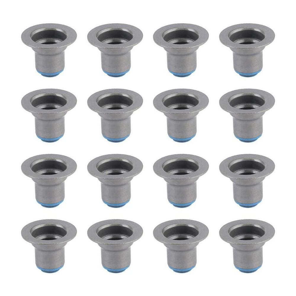 16Pcs Valve Stem Seals 12482063 For Chevy GEN III IV 4.8 5.3 5.7 6.0 6.2 LS1 LS2