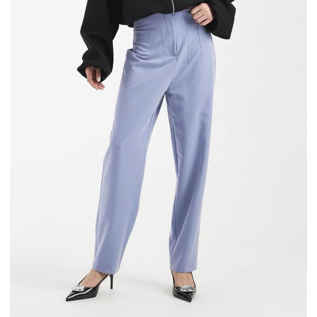 Women's High-waisted Straight Leg Trousers Casual Commute Office Pants