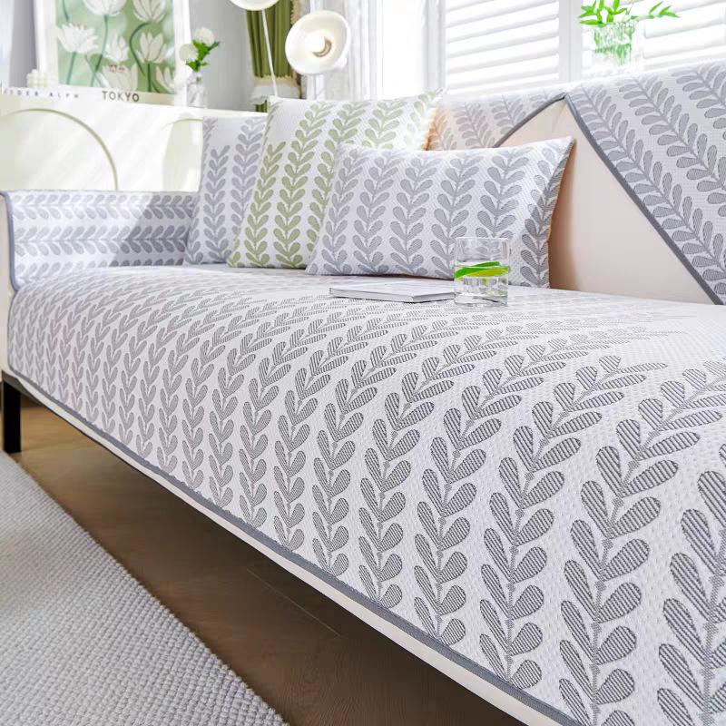 Ice Silk Summer 2025 Sofa Cushion: Elegant, Cool, Non-Slip Cover 70x70cm